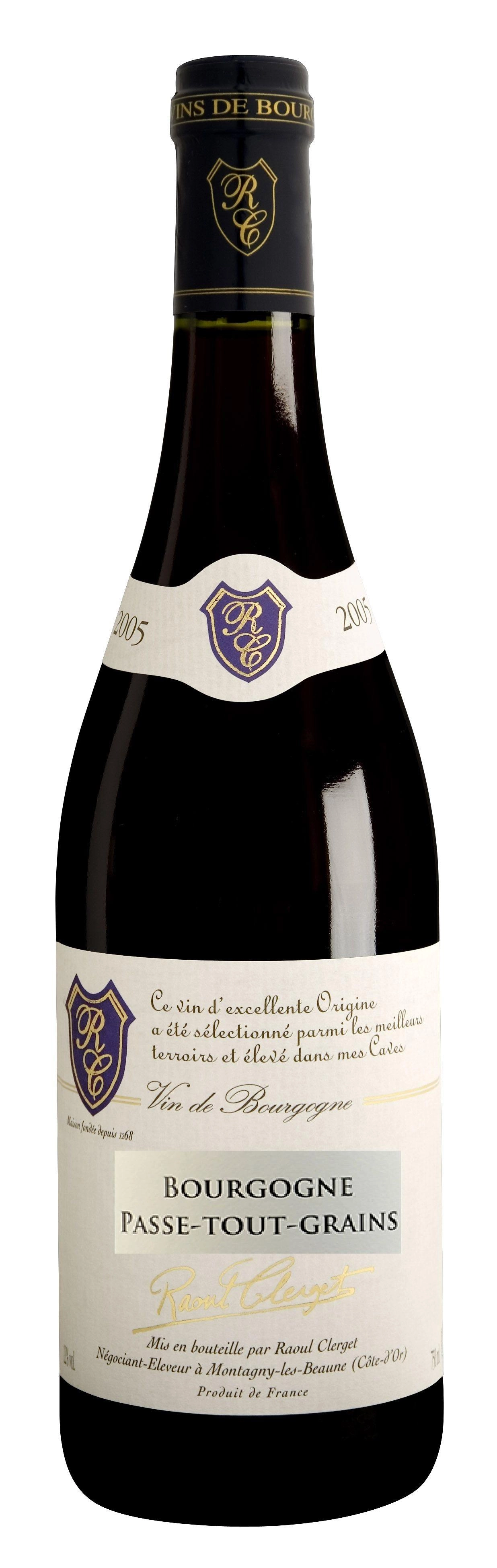Вино Raoul Clerget Passe tout Grains Рауль Клерже Бургонь Пасс-Ту-Грэн АOР 750 мл