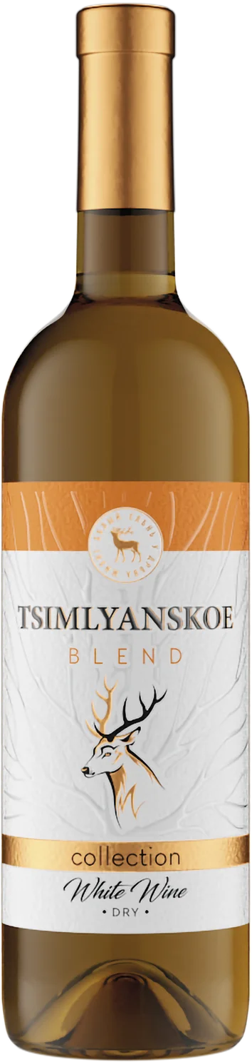 Вино  Цимлянское Бленд белое  сухое 2023 750 мл 12%