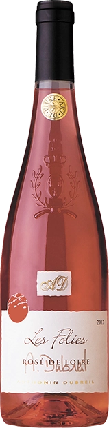 Вино Anthonin Dubleil Rose de Loir les Folies  А.Дюбрей Розе Де Луар Лэ Фоли АОС АОС 2019 750 мл