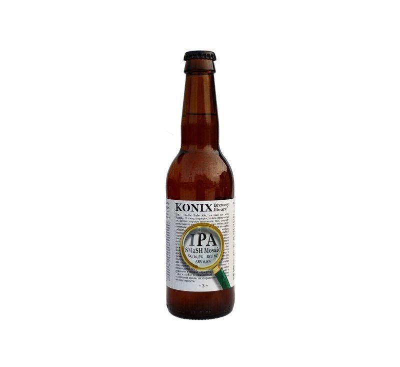 Пиво Konix Smash Mosaic IPA/Коникс "Смэш Мозаик ИПА" 330 мл