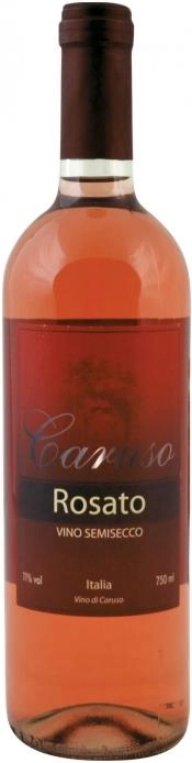 Вино Tombacco Caruso Rosato Semisecco Карузо Розато Семисекко полусухое 2017  750 мл