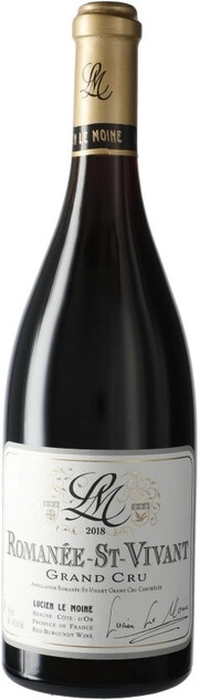 Вино Lucien Le Moine Romanee-St-Vivant Grand Cru AOC Люсьен Ле Муан Романе-Сен-Виван Гран Крю 2018 750 мл