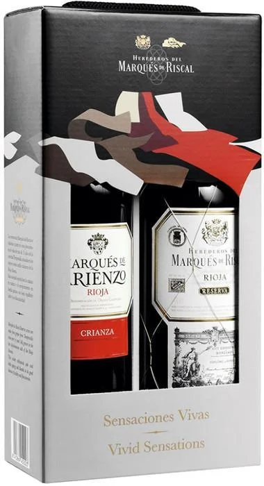 Набор вин Marques de Riscal Gift Set Arienzo Crianza+Reserva Маркиз де Рискаль подарочный набор Ариенсо Крианса и Ресерва