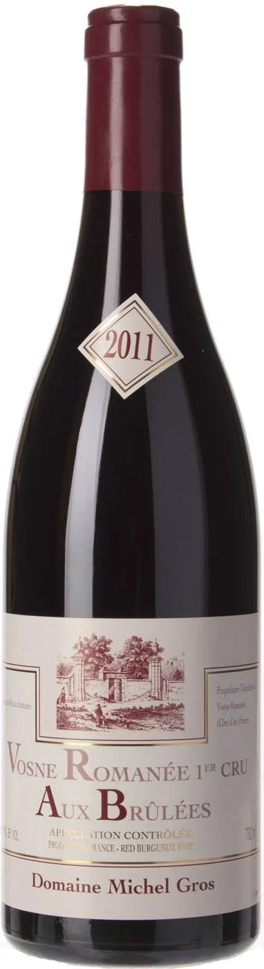 Вино Domaine Michel Gros  Vosne Romanеe 1er Cru Aux Brulees Домен Мишель Гро  Вон Романе Премье Крю О Брюле 2011  750 мл