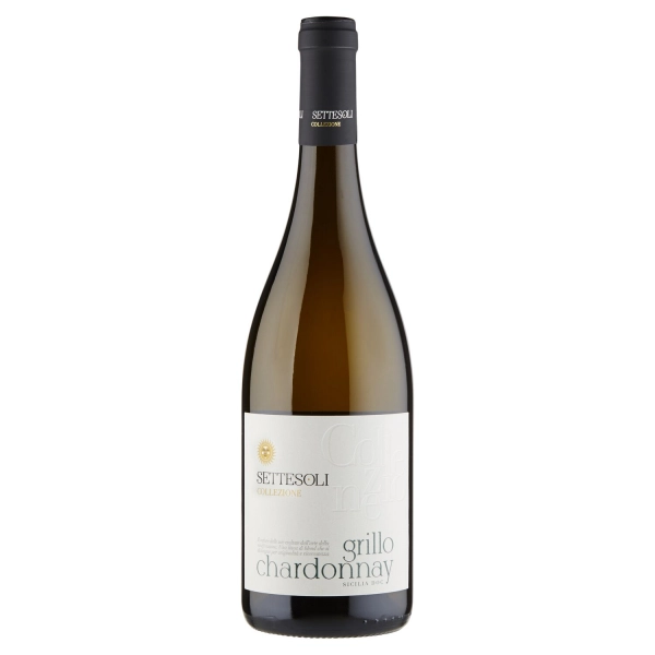 Вино Settesoli Collezione Grillo Chardonnay Sicilia DOC  Сеттесоли Коллекционе Грилло-Шардоне  белое сухое 750 мл