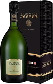 Шампанское Champagne Jeeper Grand Assamblage Brut Champagne AOC gift box 750 мл