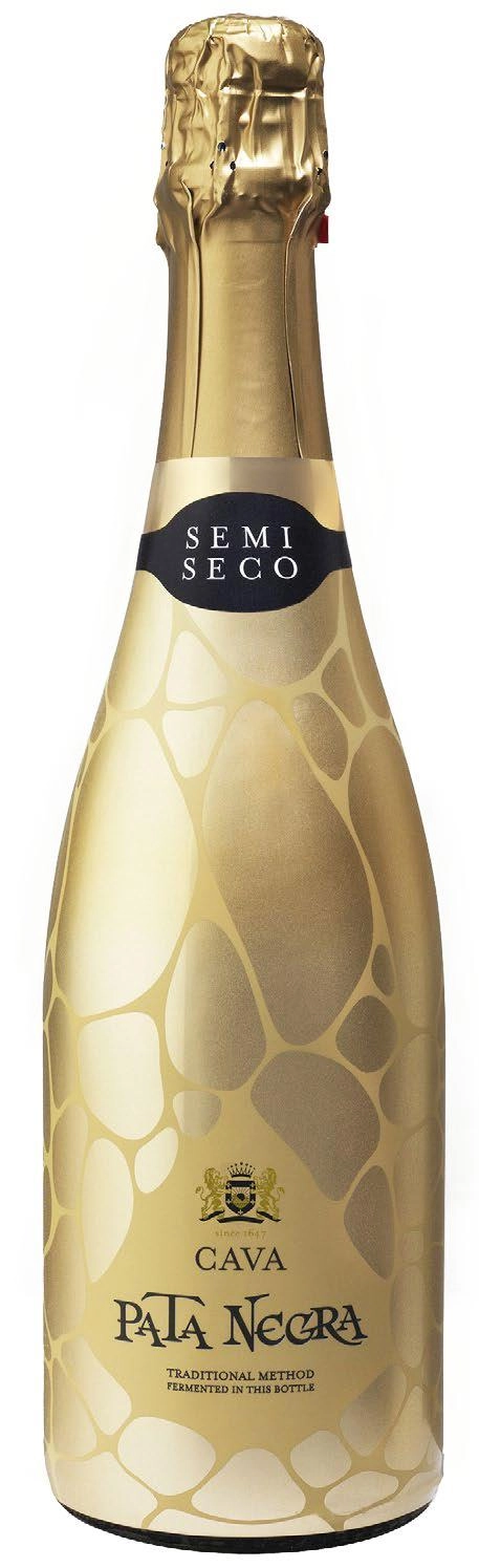 Игристое вино "Pata Negra" Semi-Seco  Cava 750 мл
