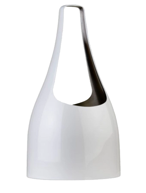 Ведерко для шампанского  SossO Shiny White  СоссО Шайни  белое