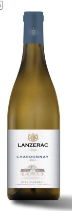 Вино Lanzerac Chardonnay  Stellenbosch WO 2022 750 мл