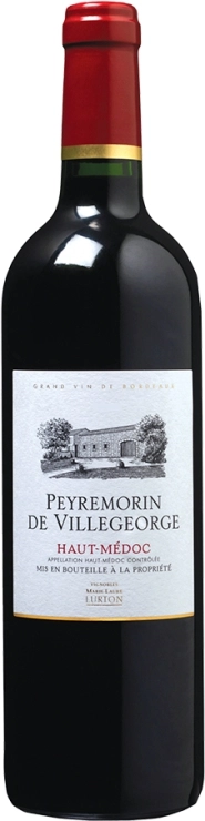 Вино Peyremorin de Villegeorge  Haut-Medoc AOC Пейреморен де Вильжорж О-Медок AOC 2018 750 мл