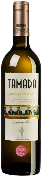 Вино Tamada Tsinandali Тамада Цинандали 750 мл