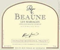 Вино Domaine Rossignol-Trapet Le Mariages Beaune AOC  2019  750 мл