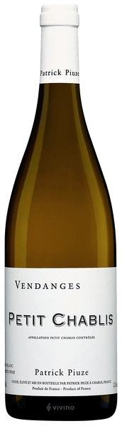 Вино Patrick Piuze Petit Chablis   Патрик Пьюз Пти Шабли 2022  750 мл