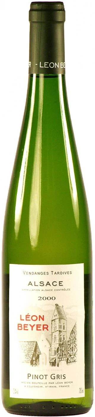 Вино Leon Beyer Pinot Gris Vendanges Tardives Alsace AOC  2000 Леон Бейер, Пино Гри Вандаж Тардив, 2000 750 мл
