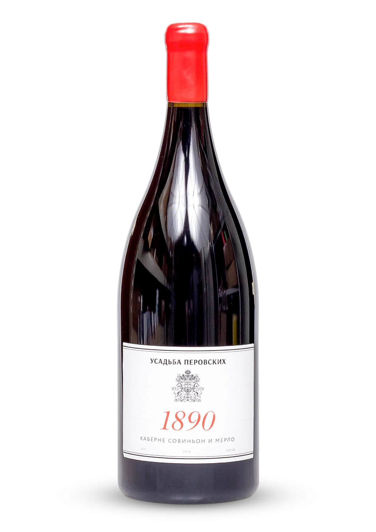 Вино   Усадьба Перовских Мерло & Каберне Совиньон Серия 1890  2018 1500 мл