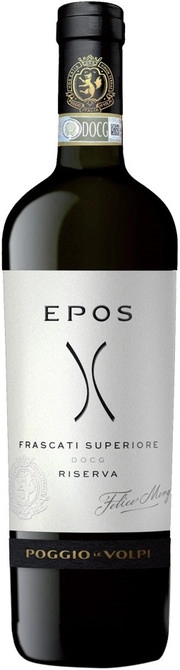 Вино Poggio Le Volpi Epos Frascati Superiore DOCG Riserva  Эпос" Фраскати Супериоре Ризерва 2018 750 мл