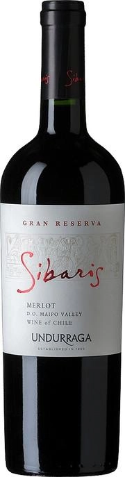 Вино Undurraga Sibaris Gran Reserva Merlot DO  Ундуррага Сибарис Гран Резерва Мерло 2015 750 мл