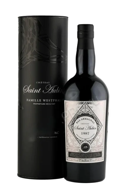 Арманьяк Armagnac Saint-Aubin 1987 gift box 700 мл
