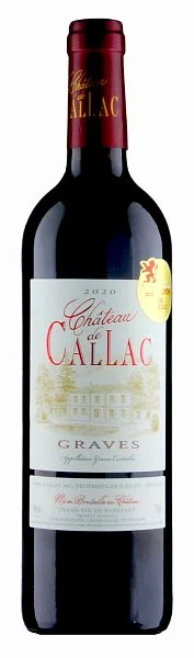 Вино Chateau de Callac Graves AOC  2020  750 мл