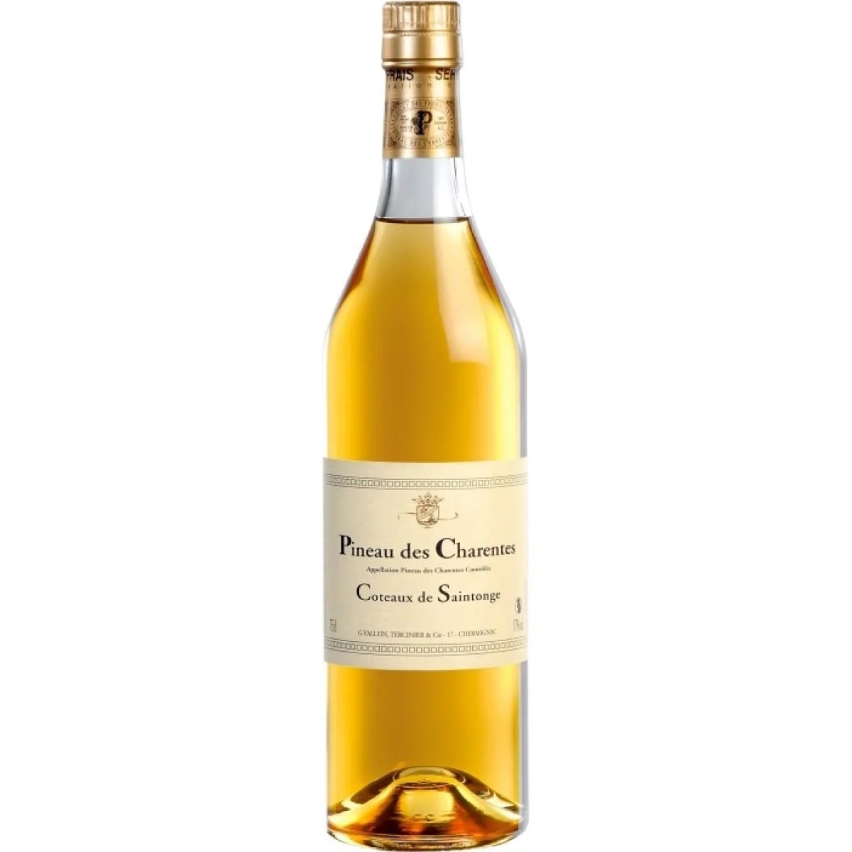 Вино ликерное Vallein Tercinier   Pineau des Charentes  Валлейн Терсинье  Пино де Шарант белое  750 мл