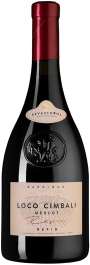 Вино Локо Чимбали  Мерло  Резерв 2022 750 мл  13,5%