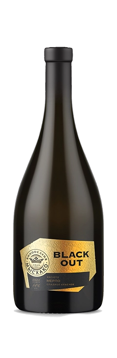 Вино Мысхако  Блэк Аут  Мерло  750 мл  14%