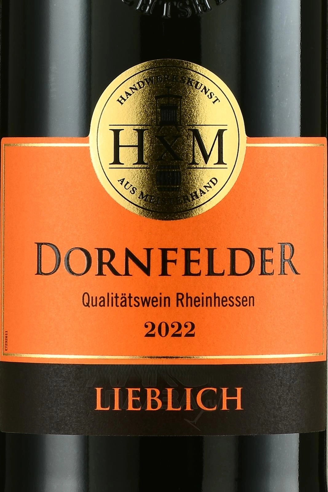 Вино Weinkellerei Hechtsheim Dornfelder Lieblich  2022  1 л  