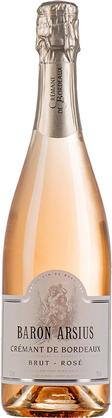 Игристое вино Baron Arsius Cremant de Bordeaux Rose 750 мл 12%