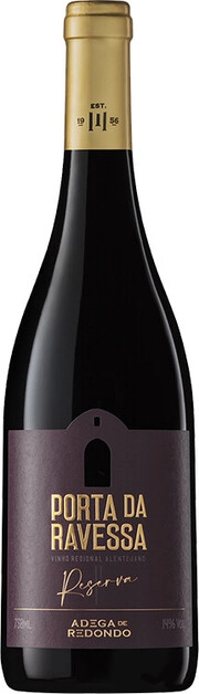 Вино   Alentejano VR Adega de Redondo Porta da Ravessa Reserva  2019  750 мл  14 %
