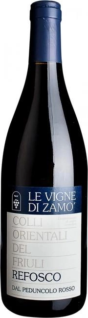 Вино Le Vigne di Zamo Refosco dal Peduncolo Rosso Colli Orientali del Friuli DOC Ле Винье ди Замо Рефоско даль Педунколо Россо 2014 750 мл