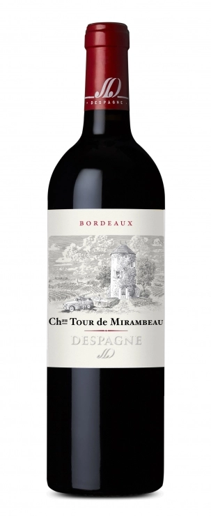 Вино Tour de Mirambeau Bordeaux AOC  ШАТО ТУР ДЕ МИРАМБУ БОРДО AOC КРАСНОЕ СУХОЕ  750 мл