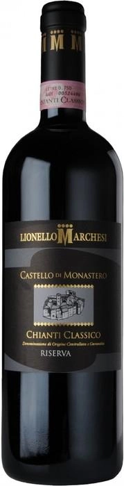 Вино Lionello Marchesi, "Castello di Monastero" Chianti Classico Riserva DOCG, "Кастелло ди Монастеро Кьянти Классико Ризерва" красн. сух. 0,75л 14%