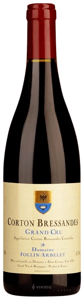 Вино Domaine Follin-Arbelet Corton Bressandes Grand Cru   2018 750 мл 13,5%