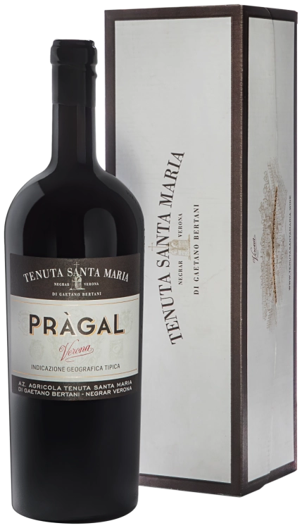 Вино Tenuta Santa Maria di Gaetano Bertani  Pragal Тенута Санта Мария  Прагал  2020 в подарочной упаковке  1500 мл 14%