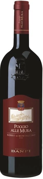 Вино Castello Banfi  Poggio alle Mura Rosso di Montalcino DOC Кастелло  Банфи  Поджо алле Мура Россо ди Монтальчино 2021 750 мл