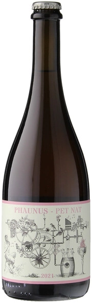 Игристое вино Aphros  Phaunus Pet Nat Rose   2021  750 мл