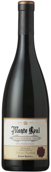 Вино Bodegas Riojanas  Monte Real Gran Reserva Edicion Limitada  1998 750 мл