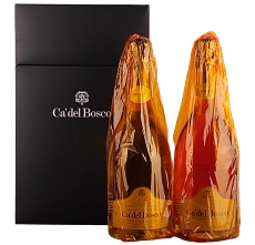 Набор Франчакорта Кюве Престиж белое и розовое от Ка дель Боско (2 бут вина), Италия