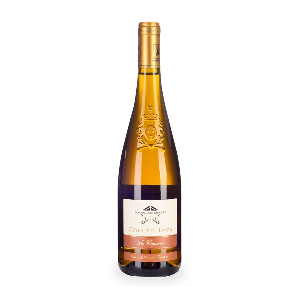 Вино   Domaine des Fontaines Les Coqueries Coteaux du Layon Домен де Фонтани ле Кондрие Кот де Лайон  2015  750 мл