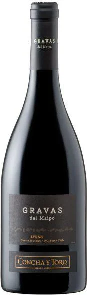 Вино Concha y Toro, "Gravas del Maipo" Syrah, "Гравас дель Майпо" Сира, 2008, 750 мл