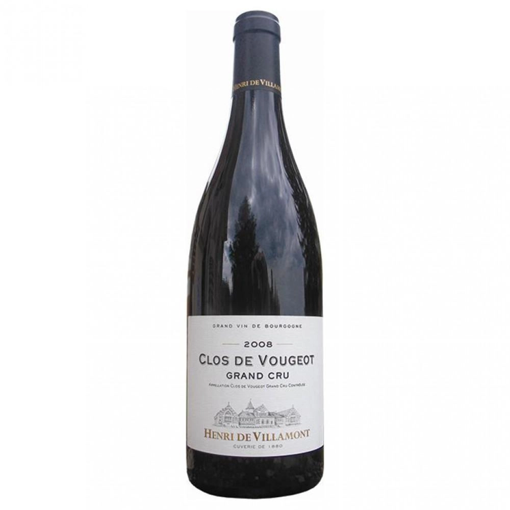 Вино Henri de Villamont Clos de Vougeot Grand Cru   2015 750 мл