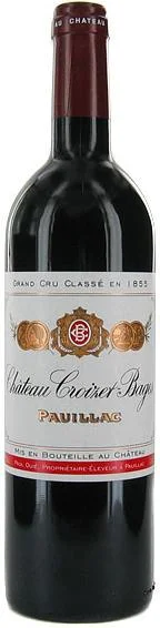 Шато Круазэ-Баж 5-й Гран Крю Классе, Chateau Croizet-Bages/Шато Круазэ-Баж, 1996