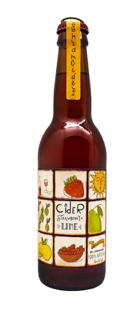 Сидр Ashram  Strawberry & Lime Cider  Ашрам  Вишня Лайм  330  мл