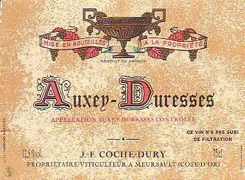Вино Coche Dury Auxey-Duresses AOC Оcсе-Дюресс  2009 750 мл