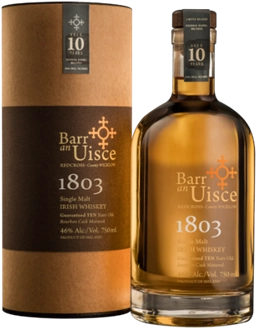 Виски B&U 10YO single malt Wicklow Hills Whiskey  700 мл