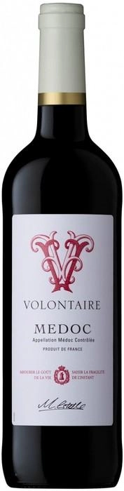 Вино Volontaire Medoc AOC Волонтер Медок 2013 750 мл