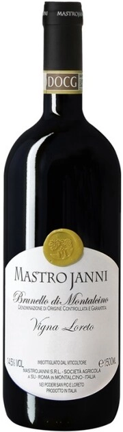Вино Mastrojanni  Brunello di Montalcino DOCG. Vigna Loreto Брунелло ди Монтальчино DOCG. Винья Лорето 2015 1500 мл