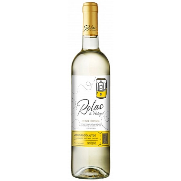 Вино Rotas da Portugal  Regional Tejo White  Ротас да Португал Тежу белое  сухое 750 мл 13%