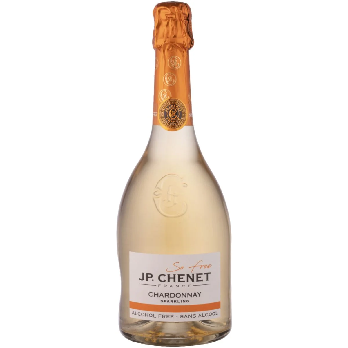 Игристое вино безалкогольное  J. P. Chenet   So Free  Sparkling Chardonnay, Alcohol Free  750 мл 0%