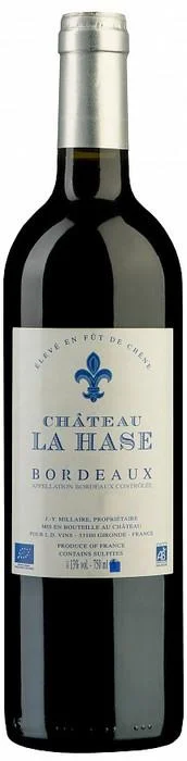 Вино Chateau La Hase Bordeaux AOC Шато Ля Аз 2013 750 мл